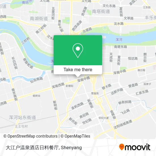 大江户温泉酒店日料餐厅 map