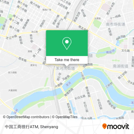 中国工商很行ATM map