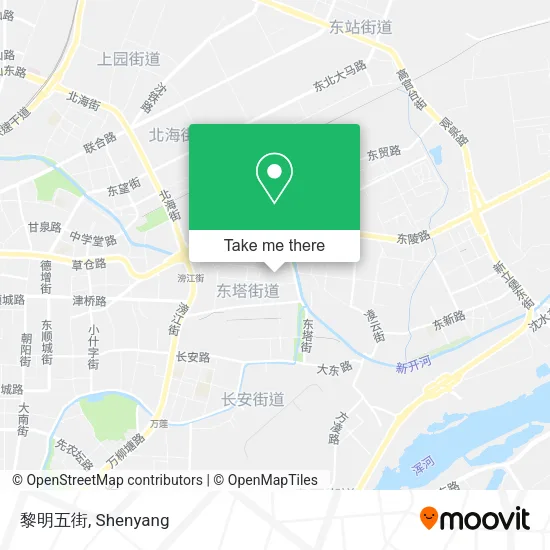 黎明五街 map