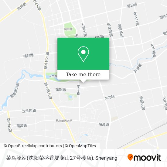 菜鸟驿站(沈阳荣盛香堤澜山27号楼店) map