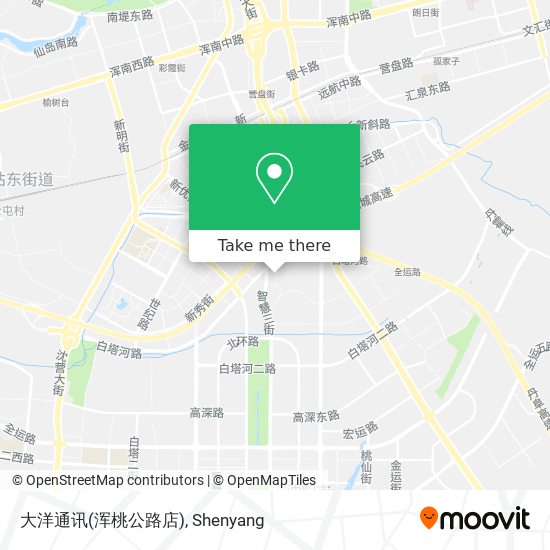 大洋通讯(浑桃公路店) map
