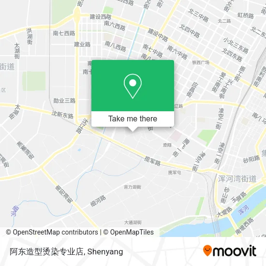 阿东造型烫染专业店 map