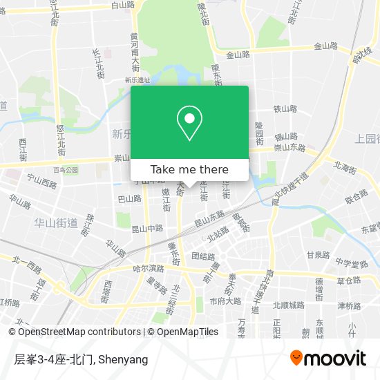 层峯3-4座-北门 map
