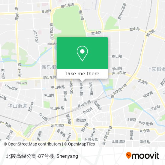 北陵高级公寓-87号楼 map
