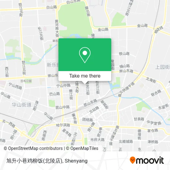 旭升小巷鸡柳饭(北陵店) map