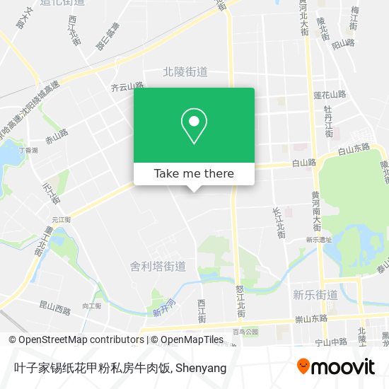 叶子家锡纸花甲粉私房牛肉饭 map