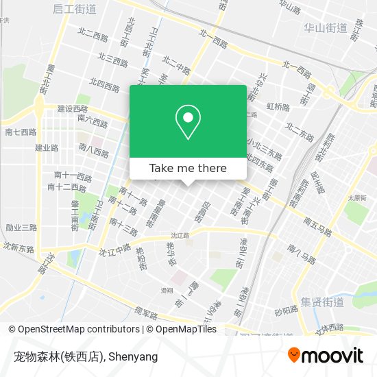 宠物森林(铁西店) map