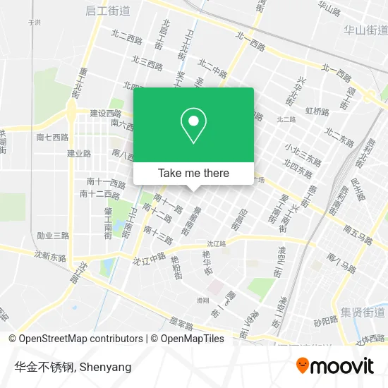 华金不锈钢 map