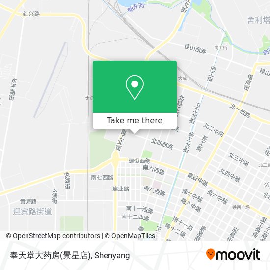 奉天堂大药房(景星店) map