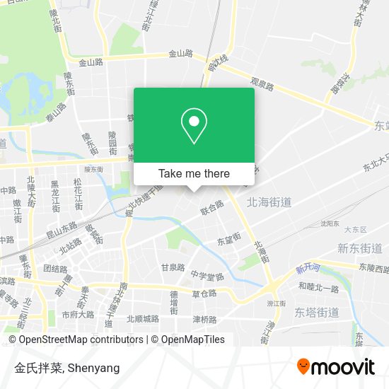 金氏拌菜 map