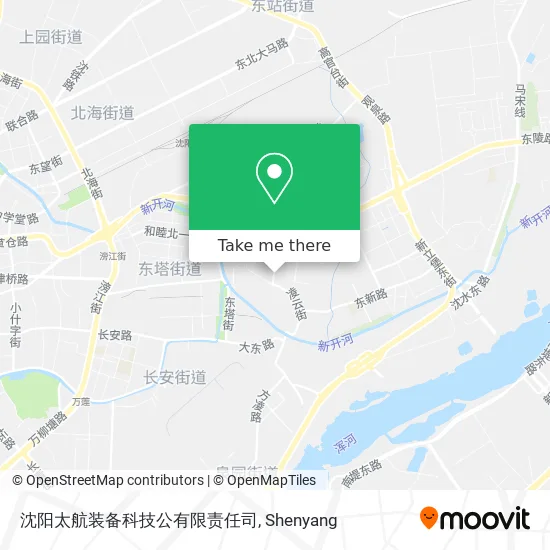 沈阳太航装备科技公有限责任司 map