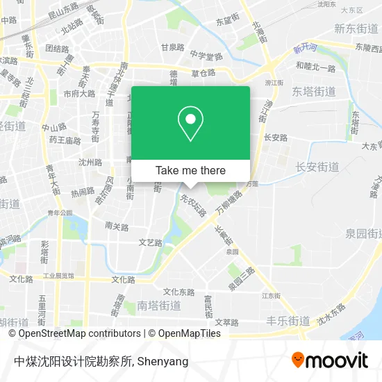 中煤沈阳设计院勘察所 map