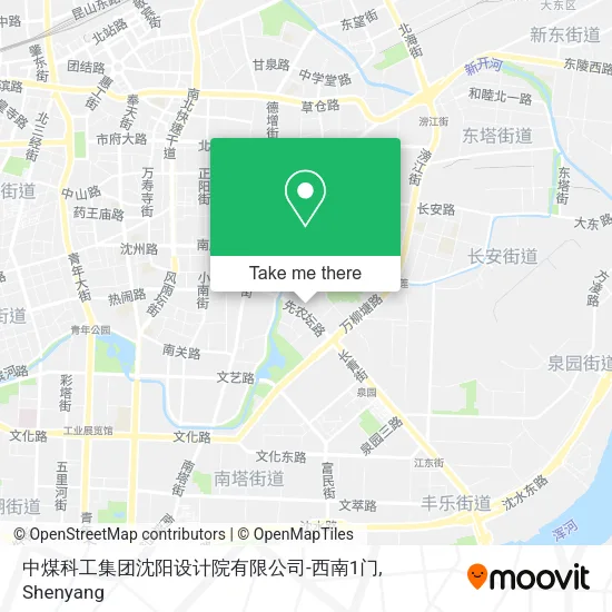 中煤科工集团沈阳设计院有限公司-西南1门 map