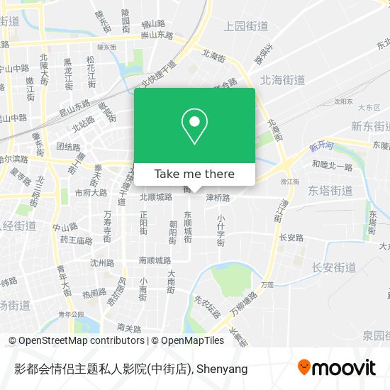 影都会情侣主题私人影院(中街店) map