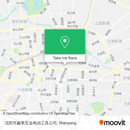 沈阳市鑫奉五金电动工具公司 map