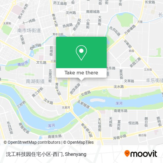 沈工科技园住宅小区-西门 map