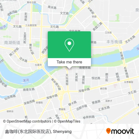 鑫咖啡(东北国际医院店) map