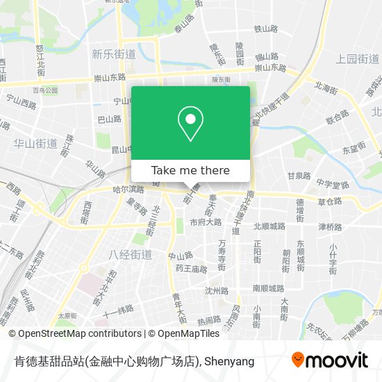 肯德基甜品站(金融中心购物广场店) map