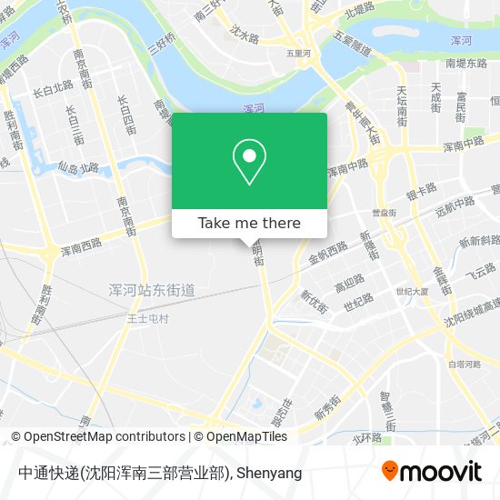 中通快递(沈阳浑南三部营业部) map