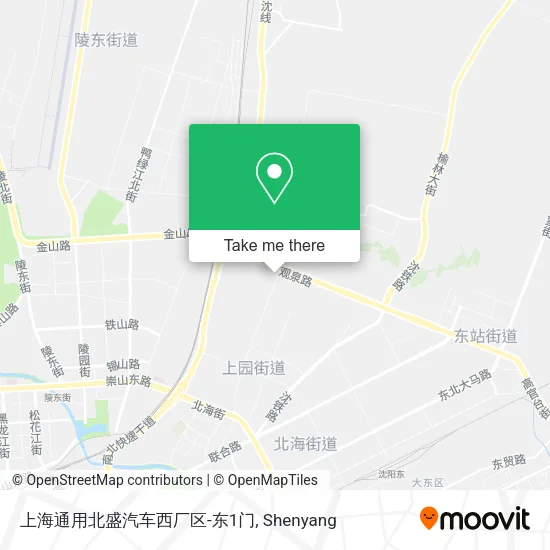 上海通用北盛汽车西厂区-东1门 map