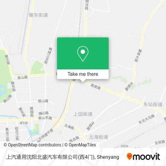 上汽通用沈阳北盛汽车有限公司(西4门) map