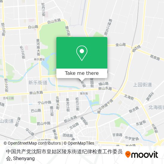 中国共产党沈阳市皇姑区陵东街道纪律检查工作委员会 map