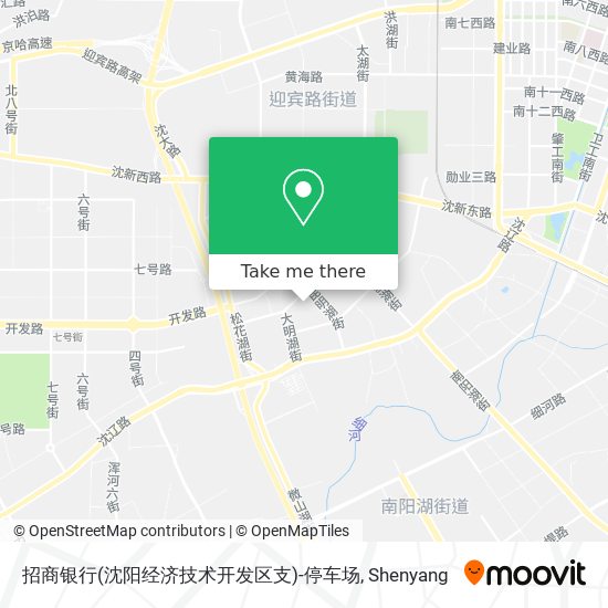招商银行(沈阳经济技术开发区支)-停车场 map