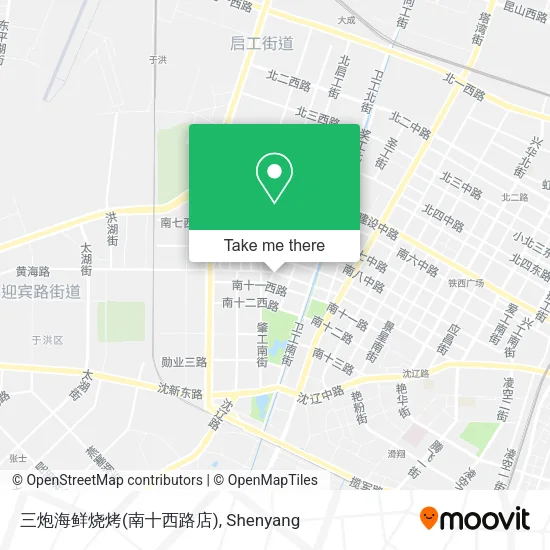 三炮海鲜烧烤(南十西路店) map