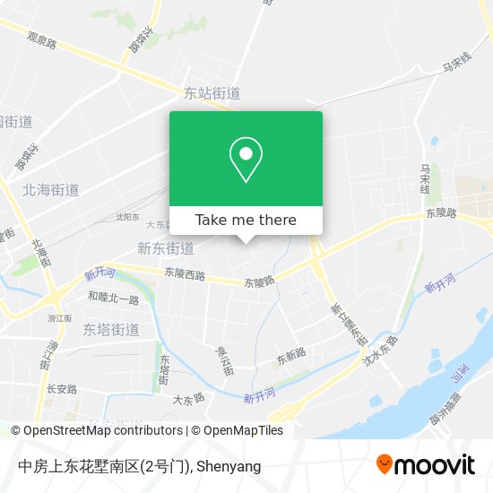 中房上东花墅南区(2号门) map