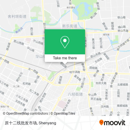 原十二线批发市场 map