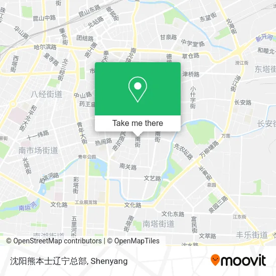 沈阳熊本士辽宁总部 map