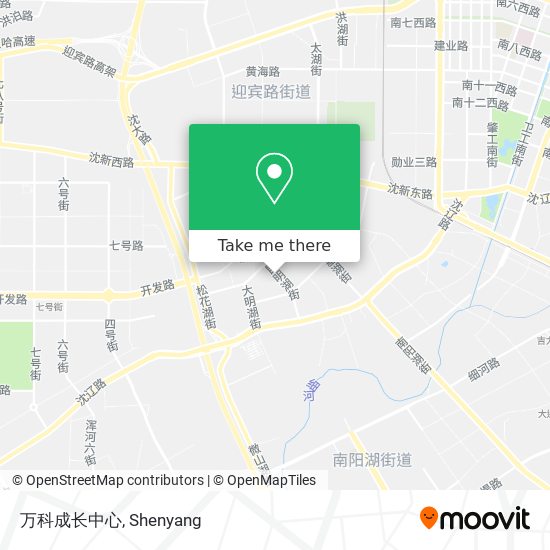 万科成长中心 map