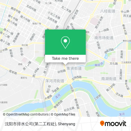 沈阳市排水公司(第二工程处) map
