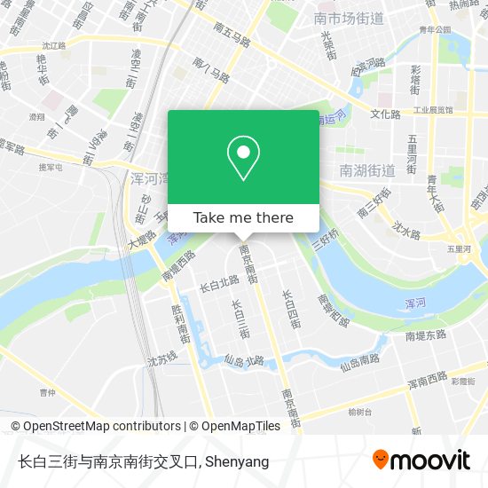 长白三街与南京南街交叉口 map