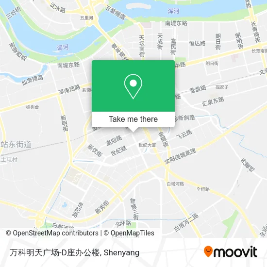 万科明天广场-D座办公楼 map