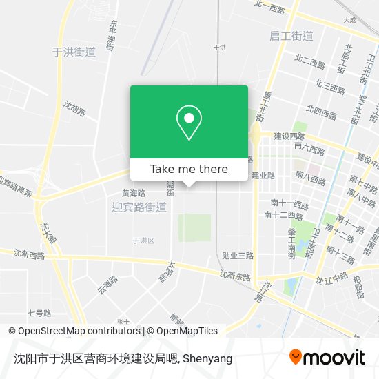 沈阳市于洪区营商环境建设局嗯 map