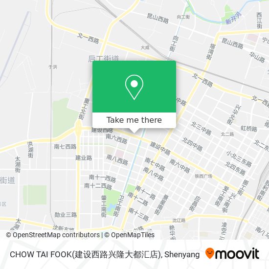 CHOW TAI FOOK(建设西路兴隆大都汇店) map