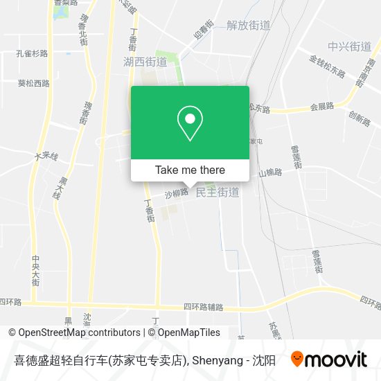 喜德盛超轻自行车(苏家屯专卖店) map