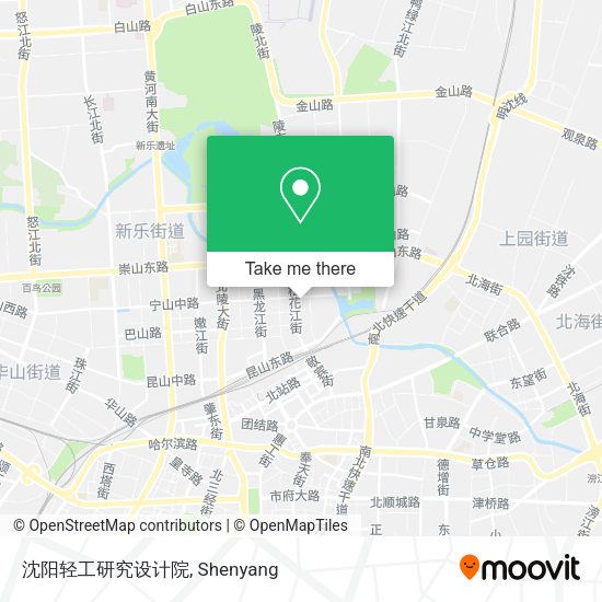 沈阳轻工研究设计院 map