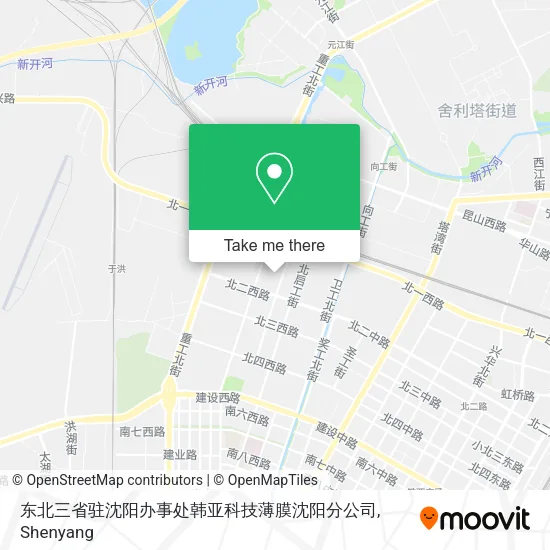 东北三省驻沈阳办事处韩亚科技薄膜沈阳分公司 map