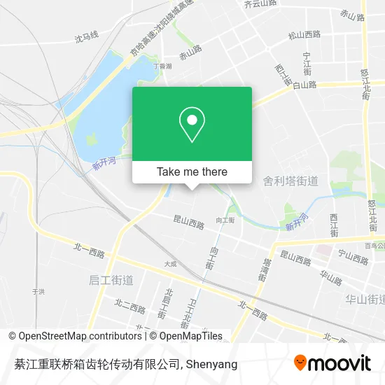 綦江重联桥箱齿轮传动有限公司 map