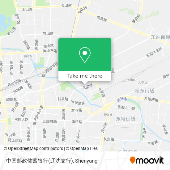 中国邮政储蓄银行(辽沈支行) map