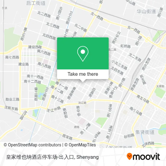 皇家维也纳酒店停车场-出入口 map