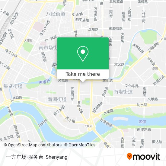 一方广场-服务台 map