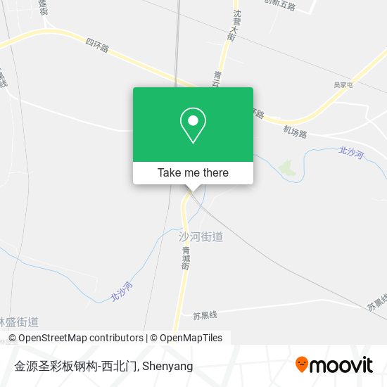 金源圣彩板钢构-西北门 map