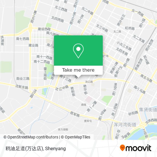 鸥迪足道(万达店) map