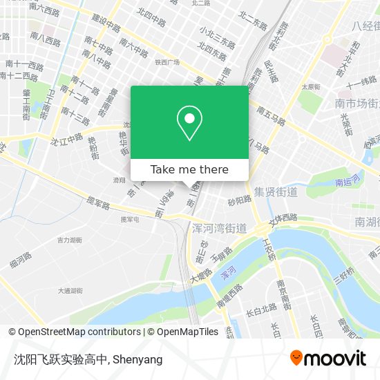 沈阳飞跃实验高中 map