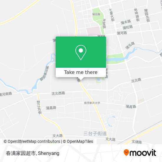 春满家园超市 map