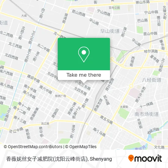 香薇妮丝女子减肥院(沈阳云峰街店) map