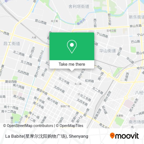 La Babite(星摩尔沈阳购物广场) map